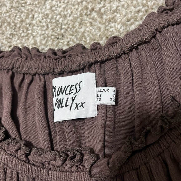 Princess Polly Love Galore Romper Brown - Picture 7 of 7